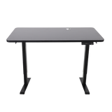 Office Home Computer Desk Table Top with Cable Hole - Side View