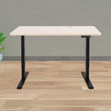 Office Home Computer Desk Table Top with Cable Hole - Front View
