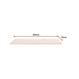 Office Home Computer Desk Table Top with Cable Hole - 45-Degree Angle