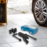 1:58 Torque Multiplier Set Wrench Lug Nut Labour Saving Lugnuts 4 Sockets - Front View