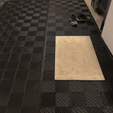 Vented Garage Floor Tiles | Snow Water Drainage | 30x30cm - 45-Degree Angle