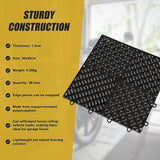 Vented Garage Floor Tiles | Snow Water Drainage | 30x30cm - Extra Image