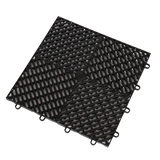 Vented Garage Floor Tiles | Snow Water Drainage | 30x30cm - Top-Down View