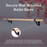 Wall Mounted Ballet Barre - 45-Degree Angle