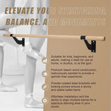 Wall Mounted Ballet Barre - Low Angle