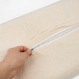 Pure Natural Latex Sleep Pillow Spine Support 30 x 50cm - Rear View