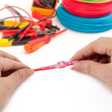 250pc Heat Shrink Spade Connectors Quick Disconnect Wire Electrical - Front View