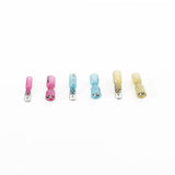 250pc Heat Shrink Spade Connectors Quick Disconnect Wire Electrical - Top-Down View