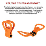 Kettlebell Weight Grip Workout Gym Dumbells Clamp - Extra Image
