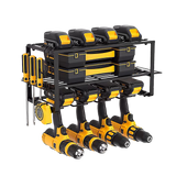 Power Tool Organiser Garage Storage - Close-Up Angle