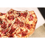 Pizza Blanket 150cm Throw Rug - Side View