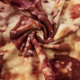 Pizza Blanket 150cm Throw Rug - Top-Down View
