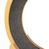 Cat Running Wheel w/ Carpet Runway Cat Exercise Wheel for Fitness Cat Treadmill - 45-Degree Angle