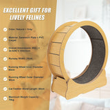Cat Running Wheel w/ Carpet Runway Cat Exercise Wheel for Fitness Cat Treadmill - Extra Image