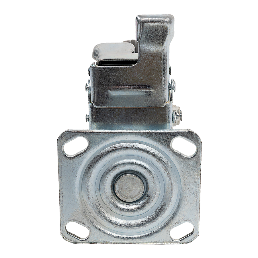 Castor Wheels 4 x 6" 150mm Swivel Silent Caster 2 Brakes 800KG