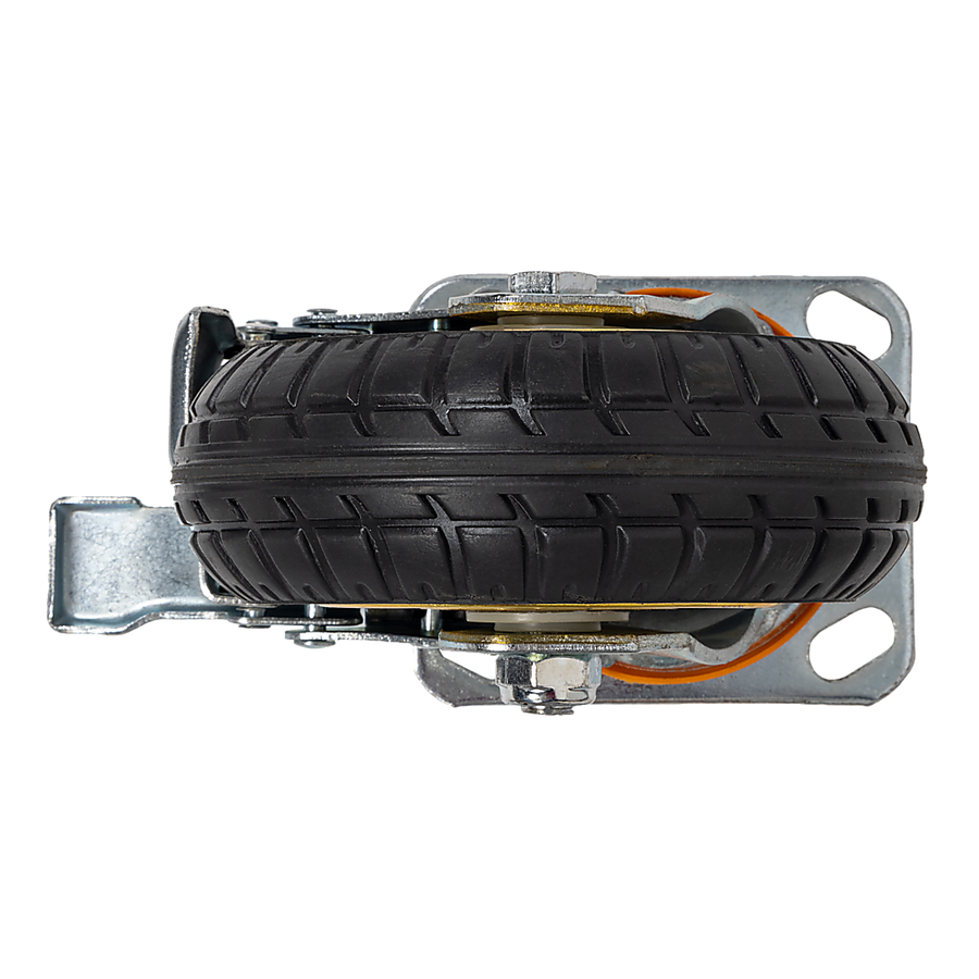 Castor Wheels 4 x 6" 150mm Swivel Silent Caster 2 Brakes 800KG