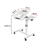 Laptop Desk Portable Mobile Computer Table Stand Adjustable Bed Study - Extra Image