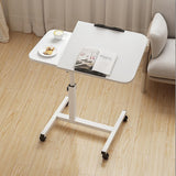 Laptop Desk Portable Mobile Computer Table Stand Adjustable Bed Study - Front View