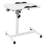 Laptop Desk Portable Mobile Computer Table Stand Adjustable Bed Study - Close-Up Angle