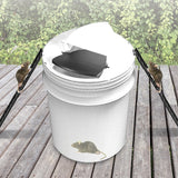 2 x Flip N Slide Bucket Lid Mouse Rat Trap Automatic Mouse Trap With Ladder Reusable - Front View