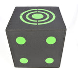 Archery 3D Targets High Density Foam 40cm Cube Bow Arrow Shooting Practice - Top-Down View