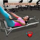 Pilates Reformer Machine Foldable Gym - Rear View