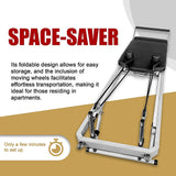Pilates Reformer Machine Foldable Gym - Top-Down View