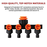 4 Way Hose Connector Tap Irrigation Garden Kit - Extra Image