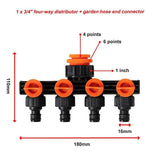 4 Way Hose Connector Tap Irrigation Garden Kit - Extra Image