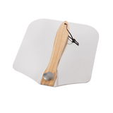 Metal Pizza Peel with Foldable Wood Handle - Rear View