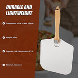 Metal Pizza Peel with Foldable Wood Handle - Extra Image