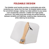 Metal Pizza Peel with Foldable Wood Handle - Extra Image