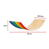 Wooden Wobble Balance Board for Kids Toddlers Adults - Extra Image