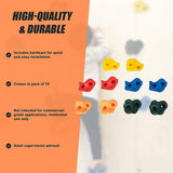 Deluxe 10 x Holds for Rock Climbing Wall Kids Outdoor Playground - Extra Image