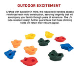 Deluxe 10 x Holds for Rock Climbing Wall Kids Outdoor Playground - Extra Image