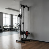 Wall Mounted Dual Pulley Tower - 45-Degree Angle