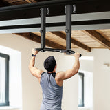 Ceiling Wall Joist Mount Pull Up Bar Chin Up Gym - Front View