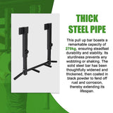 Ceiling Wall Joist Mount Pull Up Bar Chin Up Gym - Close-Up Angle