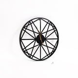 Wrought Iron Outdoor Clock - Top-Down View