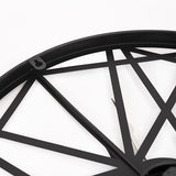 Wrought Iron Outdoor Clock - Rear View
