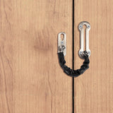 Door Chain Lock Anti-Theft Security Guard Bolt Latch - Front View