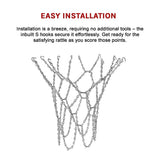 Heavy Duty Metal Pro Basketball Net Highly Durable Chain