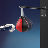 Speed Bag Boxing Punching Bag Wall Mount Reflex Training - 45-Degree Angle