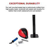 Speed Bag Boxing Punching Bag Wall Mount Reflex Training - Extra Image