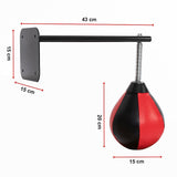 Speed Bag Boxing Punching Bag Wall Mount Reflex Training - Extra Image