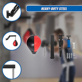 Speed Bag Punching Boxing Bag Wall Mount Reflex Training - Low Angle
