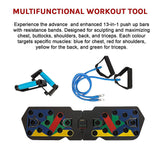 Push Up Board Rack System 13-in-1 Body Building Exercise Workout Tools - Extra Image