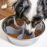 2x Dog Bowl Slow Feeder Insert - Front View