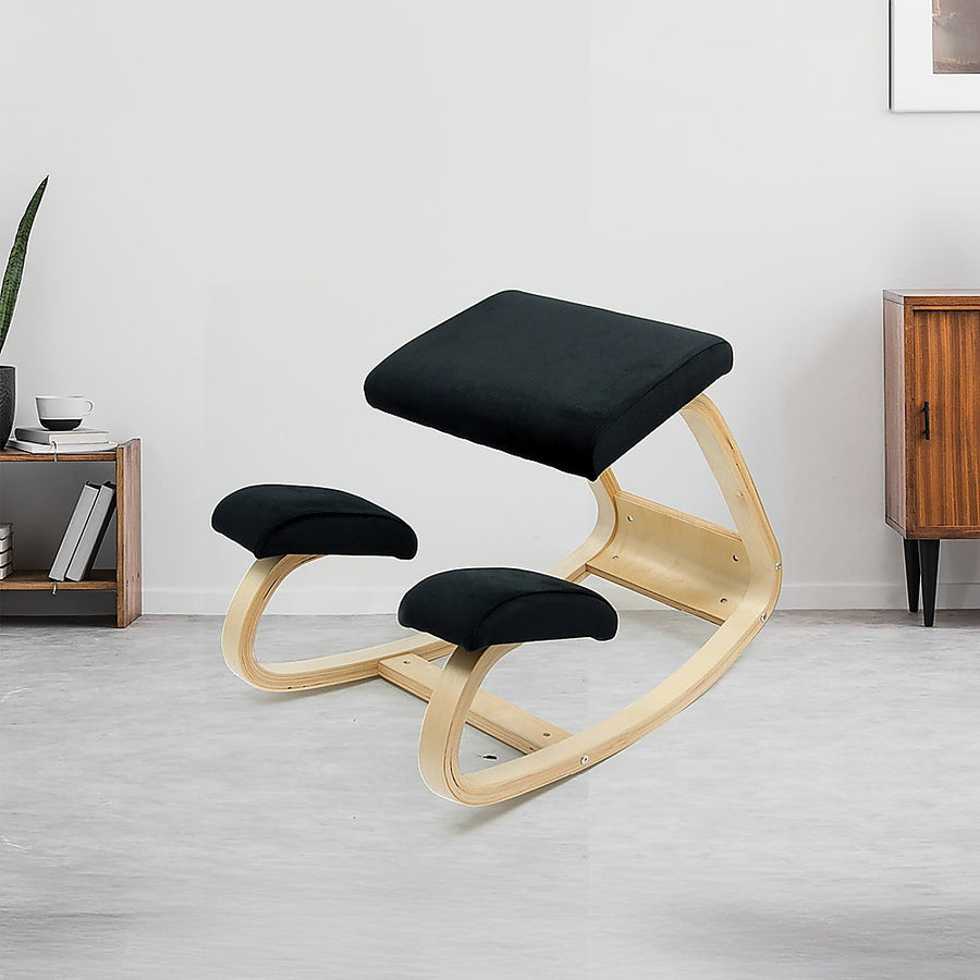 Kneeling Office Chair Ergonomic Rocking Posture Improving Stool, image 2
