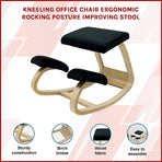 Kneeling Office Chair Ergonomic Rocking Posture Improving Stool, image 3